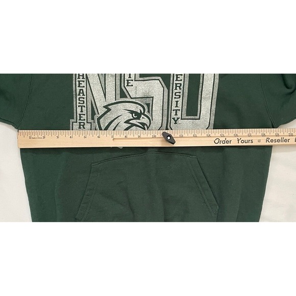 NSU Northeastern State University RiverHawks Hoodie Green Size Small‎ - Picture 4 of 6